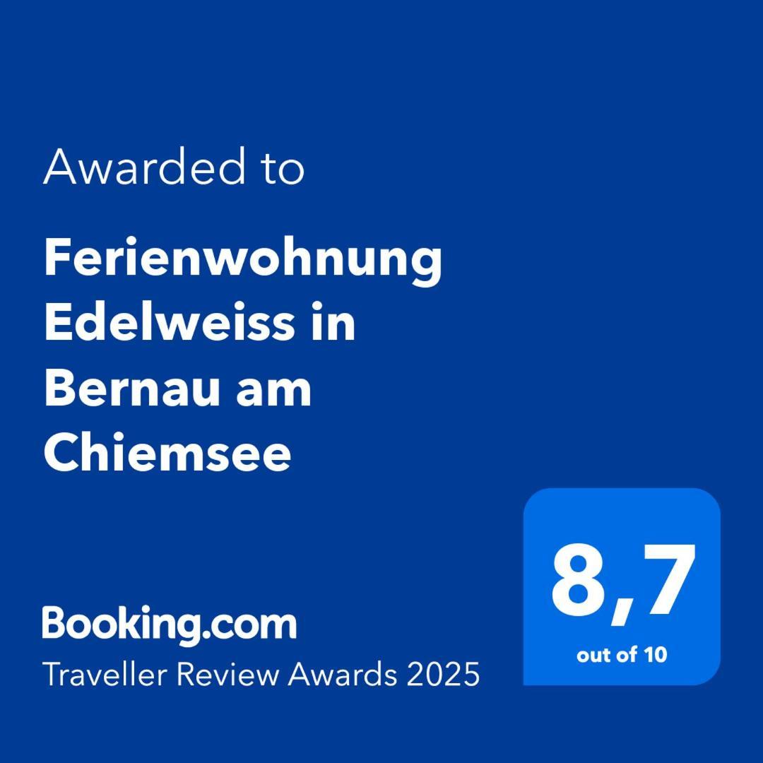Ferienwohnung Edelweiss In Bernau Am Chiemsee Extérieur photo